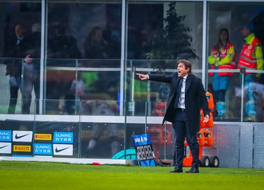 İtalyan Serie A futbol maçı Fc Internazionale - Cagliari Calcio