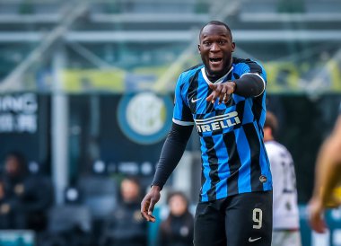 İtalyan Serie A futbol maçı Fc Internazionale - Cagliari Calcio