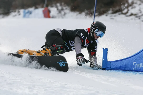 Snowboard Fis Snowboard World Cup - Παράλληλο Slalom Psl — Φωτογραφία Αρχείου