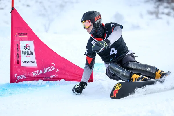 Snowboard FIS Snowboard World Cup - Slalom Paralelo PSL — Fotografia de Stock