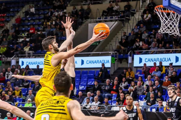 Basket Champions League Iberostar Tenerife vs Vef Riga — Stockfoto