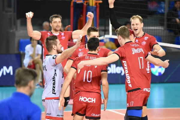 Volleybal Champions League Championnat masculin Cucine Lube Civitanova vs Jihostroj Ceske Budejovice — Photo