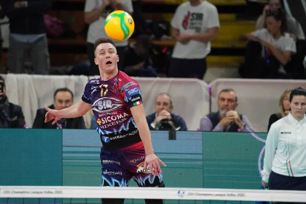 Volleybal Champions League Men Championship Sir Sicoma Monini Perugia vs Tours VB — Stock Photo, Image