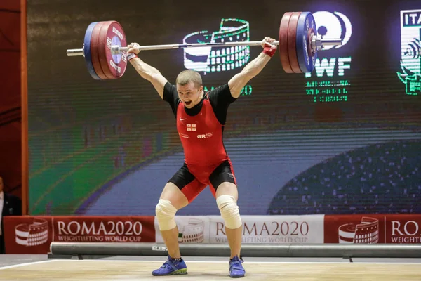 stock image Weightlifting IWF Weightlifting World Cup 2020