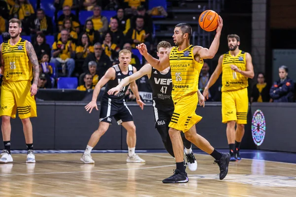 Liga de Campeones Iberostar Tenerife vs Vef Riga — Foto de Stock