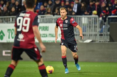 İtalyan Serisi A futbol maçı Cagliari Parma 'ya karşı