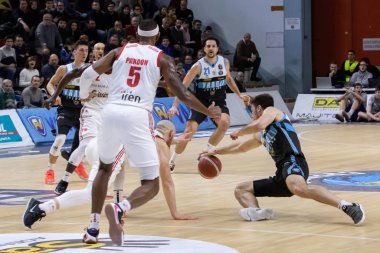 İtalyan Basketbol Şampiyonası Vanoli Basket Cremona, Grissin Bon Reggio Emilia 'ya karşı