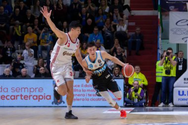 İtalyan Basketbol Şampiyonası Vanoli Basket Cremona, Grissin Bon Reggio Emilia 'ya karşı