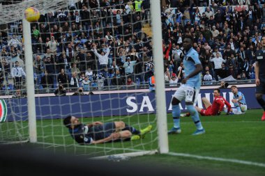 İtalya Serisi A futbol maçı Ss Lazio Spal 'e karşı