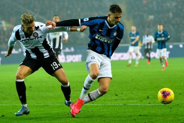 İtalya Serie A futbol maçı Udinese Calcio FC Internazionale 'ye karşı