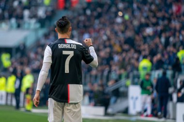 İtalyan Serie A futbol maçı Juventus Fc Acf Fiorentina 'ya karşı