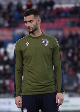 İtalyan Serisi A futbol maçı Cagliari Parma 'ya karşı