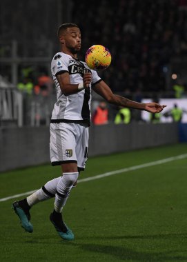 İtalyan Serisi A futbol maçı Cagliari Parma 'ya karşı
