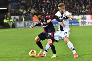 İtalyan Serisi A futbol maçı Cagliari Parma 'ya karşı