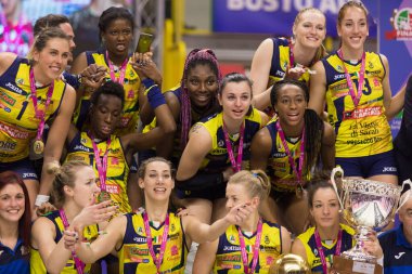 Voleybol İtalyan Kadınlar Kupası Finalleri 2020 - Imoco Conegliano Unet E-work Yamamay Busto Arsizio 'ya karşı