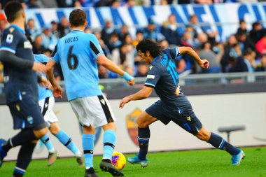 İtalya Serisi A futbol maçı Ss Lazio Spal 'e karşı