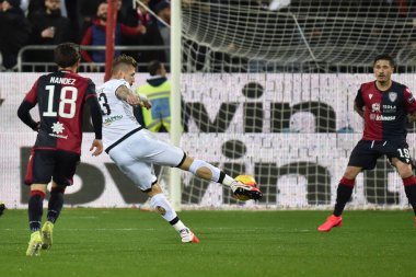 İtalyan Serisi A futbol maçı Cagliari Parma 'ya karşı