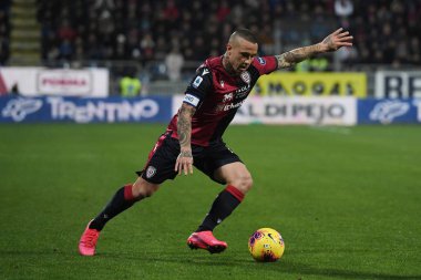 İtalyan Serisi A futbol maçı Cagliari Parma 'ya karşı