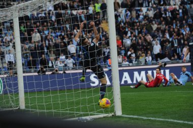 İtalya Serisi A futbol maçı Ss Lazio Spal 'e karşı