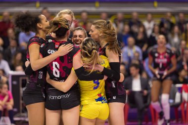 Voleybol İtalyan Kadınlar Kupası Finalleri 2020 - Imoco Conegliano Unet E-work Yamamay Busto Arsizio 'ya karşı