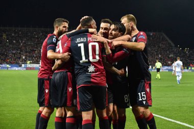 İtalyan Serisi A futbol maçı Cagliari Parma 'ya karşı