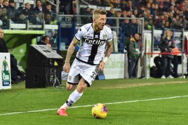 İtalyan Serisi A futbol maçı Cagliari Parma 'ya karşı