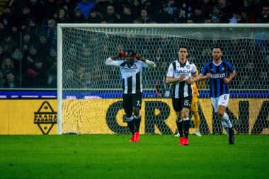 İtalya Serie A futbol maçı Udinese Calcio FC Internazionale 'ye karşı