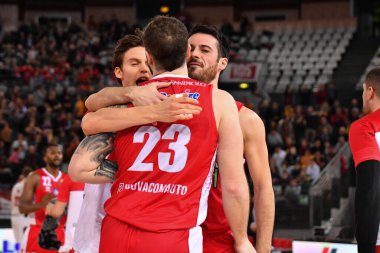 İtalyan Basketbol Şampiyonası Virtus Roma, Oriora Pistoia 'ya karşı