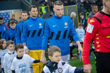 İtalya Serie A futbol maçı Udinese Calcio FC Internazionale 'ye karşı