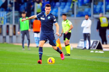 İtalya Serisi A futbol maçı Ss Lazio Spal 'e karşı