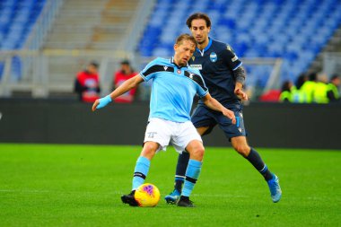 İtalya Serisi A futbol maçı Ss Lazio Spal 'e karşı