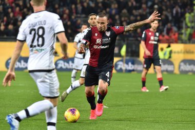 İtalyan Serisi A futbol maçı Cagliari Parma 'ya karşı