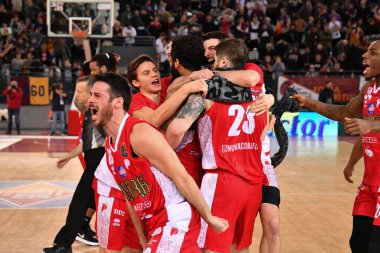 İtalyan Basketbol Şampiyonası Virtus Roma, Oriora Pistoia 'ya karşı