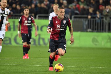 İtalyan Serisi A futbol maçı Cagliari Parma 'ya karşı