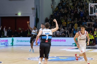 İtalyan Basketbol Şampiyonası Vanoli Basket Cremona, Grissin Bon Reggio Emilia 'ya karşı
