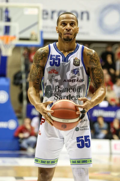 Baloncesto Italiano Serie A Campeonato Pallacanestro Trieste vs Banco di Sardegna Sassari — Foto de Stock