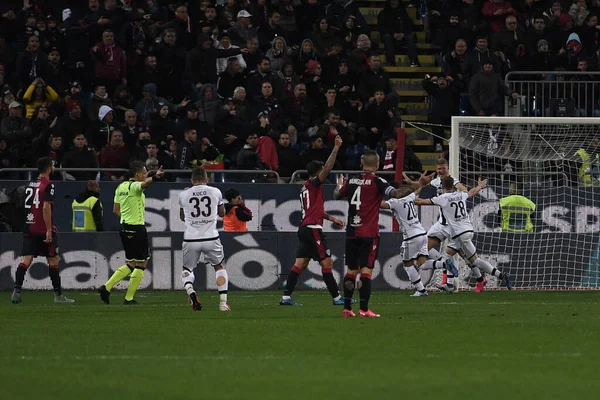 Włoski Serie mecz piłki nożnej Cagliari vs Parma — Zdjęcie stockowe