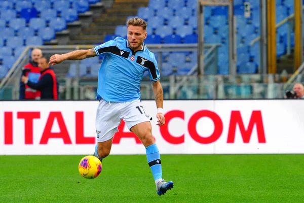 Итальянская Серия A soccer match SS Lazio vs SPAL — стоковое фото