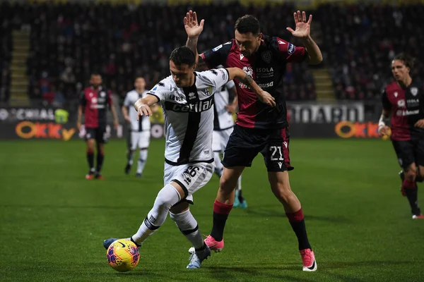 Italiaanse Serie A voetbalwedstrijd Cagliari vs Parma — Stockfoto