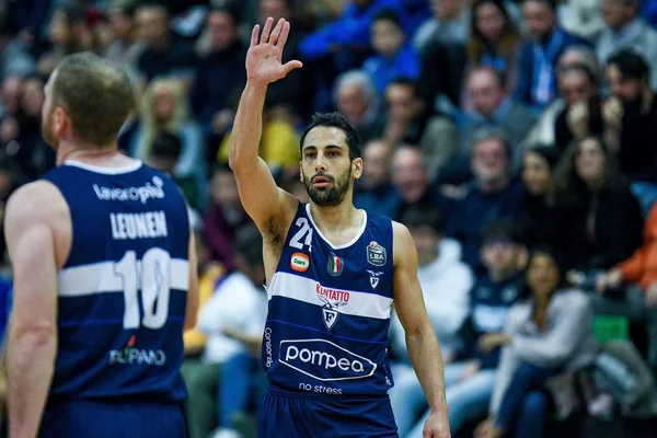 Baloncesto italiano A Serie Championship De Longhi Treviso Basket vs Pompea Fortitudo Bolonia — Foto de Stock