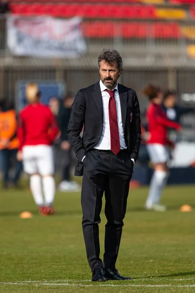 Campeonato Italiano de Fútbol Serie A Femenino AC Milan vs FC Internazionale — Foto de Stock