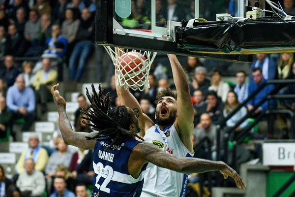 Baloncesto italiano A Serie Championship De Longhi Treviso Basket vs Pompea Fortitudo Bolonia — Foto de Stock