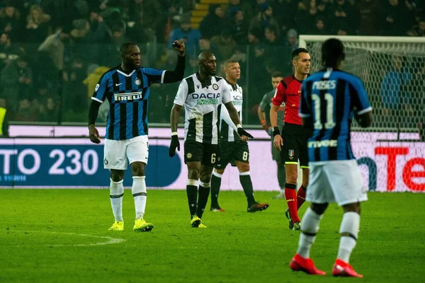 Italiano Serie A partido de fútbol Udinese Calcio vs FC Internazionale — Foto de Stock