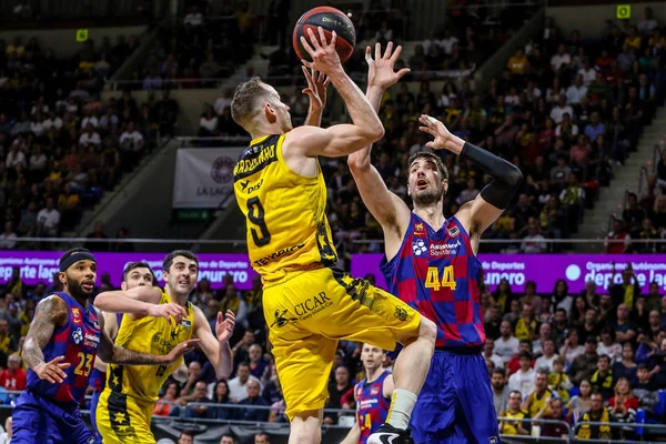 Equipos Internacionales de Baloncesto Liga Endesa ACB - Iberostar Tenerife vs FC Barcelona — Foto de Stock