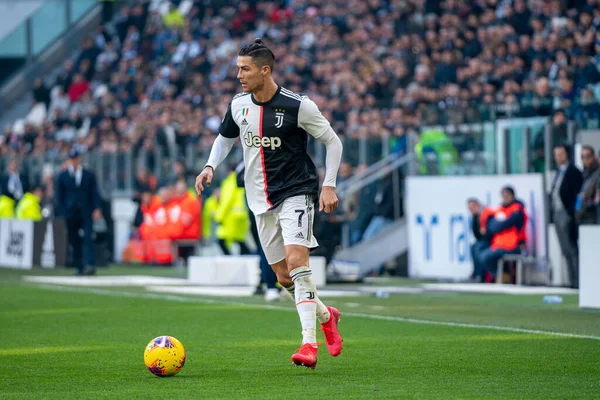 Italian Serie fotbalový zápas Juventus Fc vs Acf Fiorentina — Stock fotografie