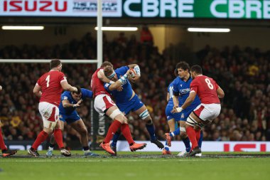 Altı Uluslu Rugby Galler İtalya 'ya karşı