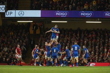 Altı Uluslu Rugby Galler İtalya 'ya karşı