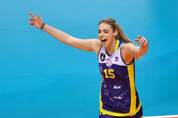 Liga de Campeones de Voleibol Mujeres Savino Del Bene Scandicci vs Vakifbank Estambul — Foto de Stock