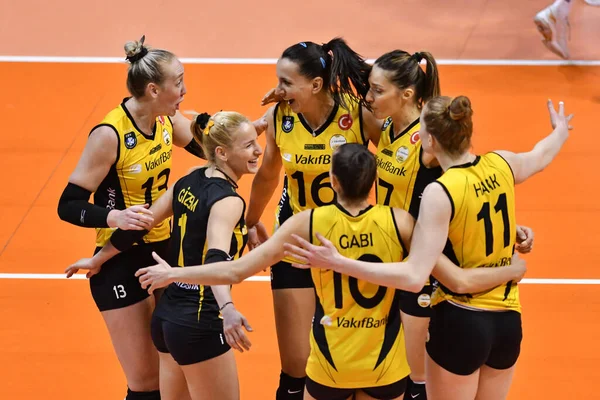 Liga de Campeones de Voleibol Mujeres Savino Del Bene Scandicci vs Vakifbank Estambul — Foto de Stock