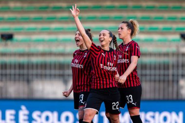 İtalyan Futbol Kupası Kadınlar Ac Milan Fiorentina Kadınlarına Karşı
